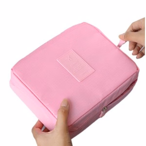 Portable Travel Cosmetic Bag With Zipper
