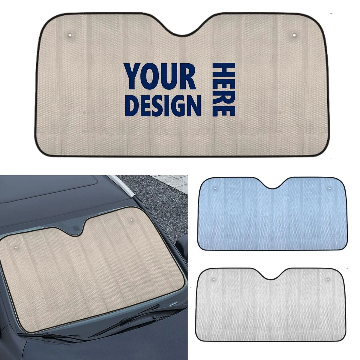 Premium Thickened Aluminum Foil Car Sun Shield 1