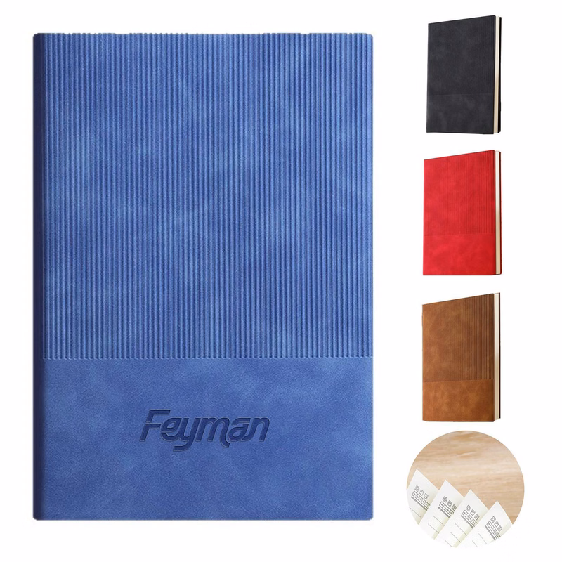 A5 PU Leather Textured Office Notebook
