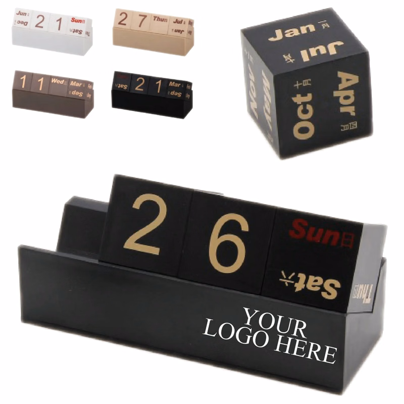 Custom Printed Cubes Perpetual Calendar