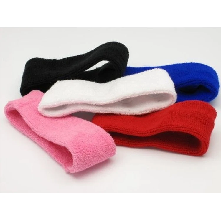 Sports Terry Cloth Sweat Headband 1