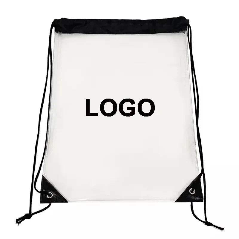 Clear PVC Stadium Drawstring Bag 1