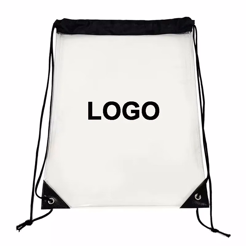 Clear PVC Stadium Drawstring Bag