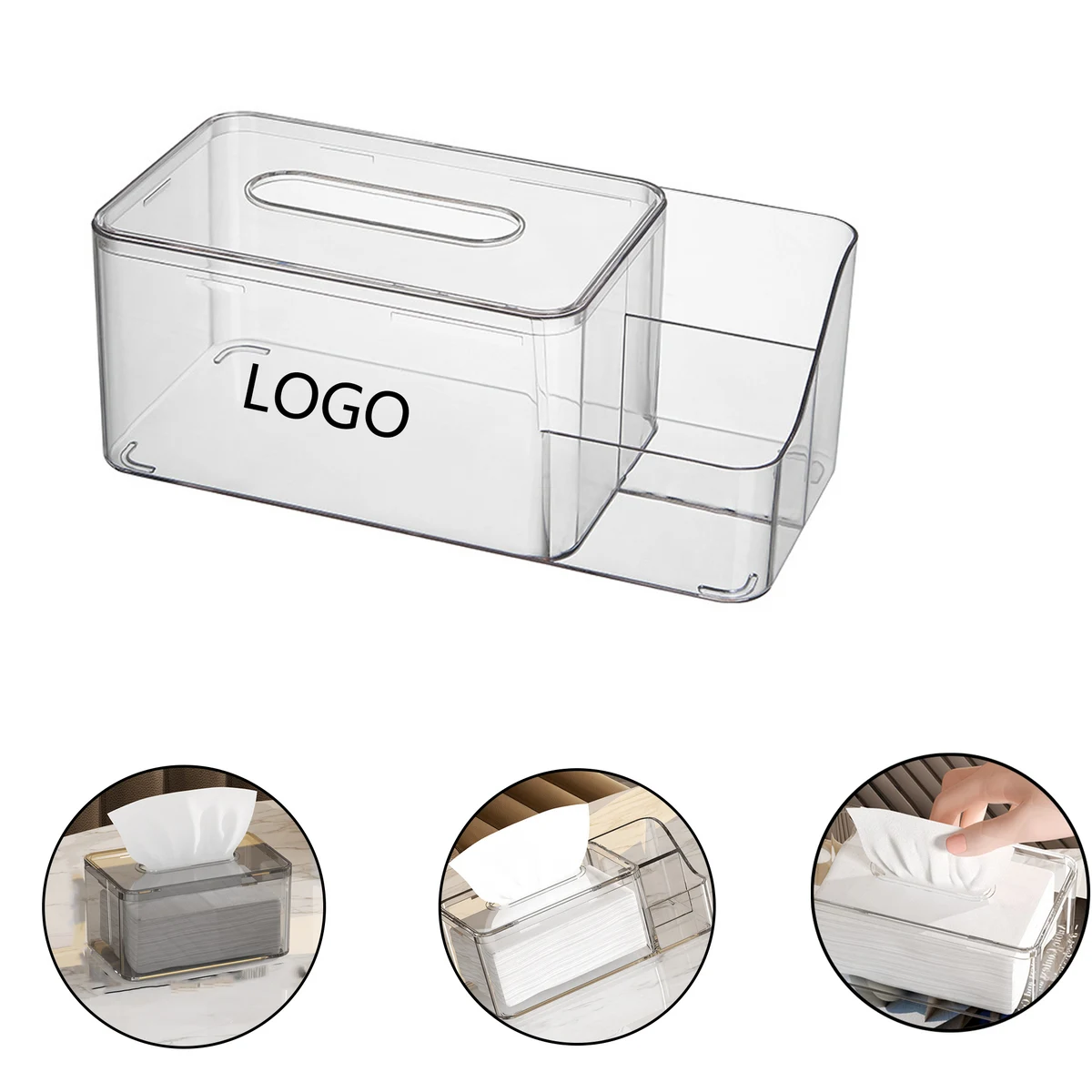 Clear Tissue Box 1
