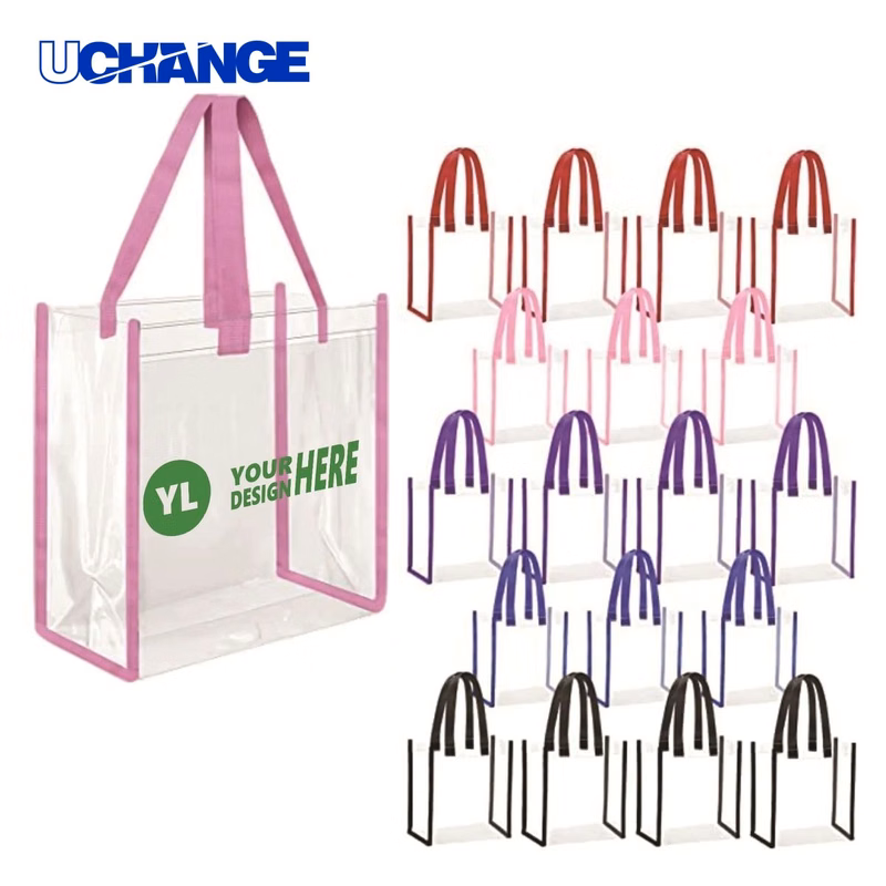 Clear PVC Stadium Approved Tote Bag