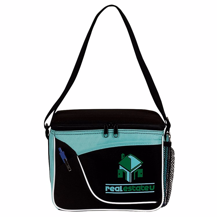 Wavy Two-Tone Insulated 6 Pack Cooler