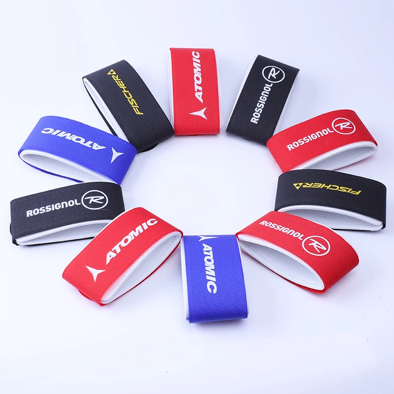 Downhill Ski Straps - Hook And Loop 1