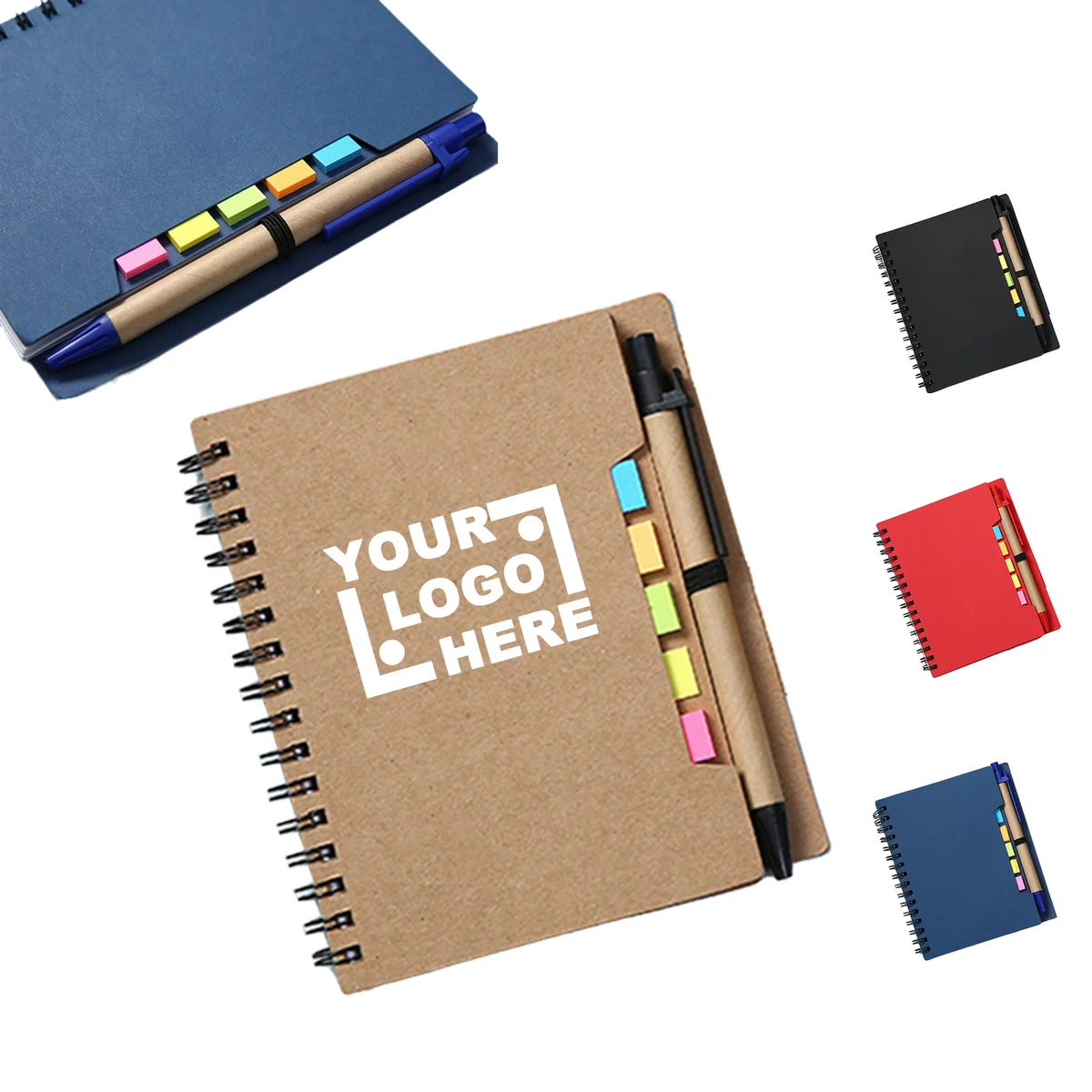 Branded Multi-Function Notebook with Notes 1