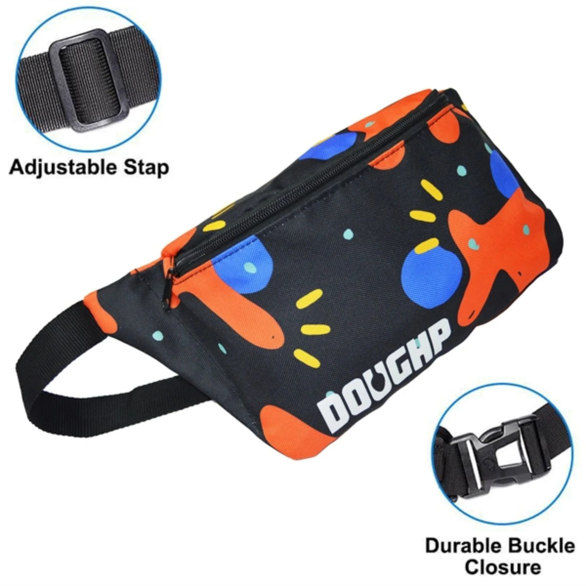 RUSH SHIP FANNY PACK SUBLIMATION FULL COLOR WAIST SPORTS BAG 1