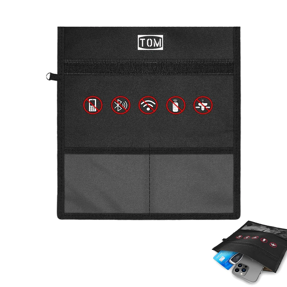 Car Key Tablet Phone Radiation Signal Shielding Bag 1