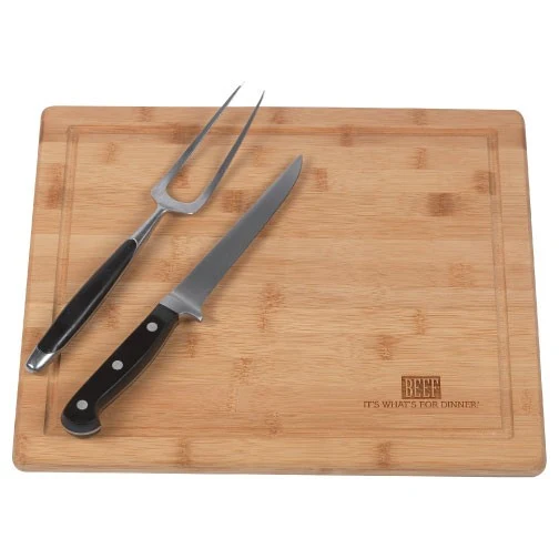 Bamboo Cutting Board w/Dripwell 1