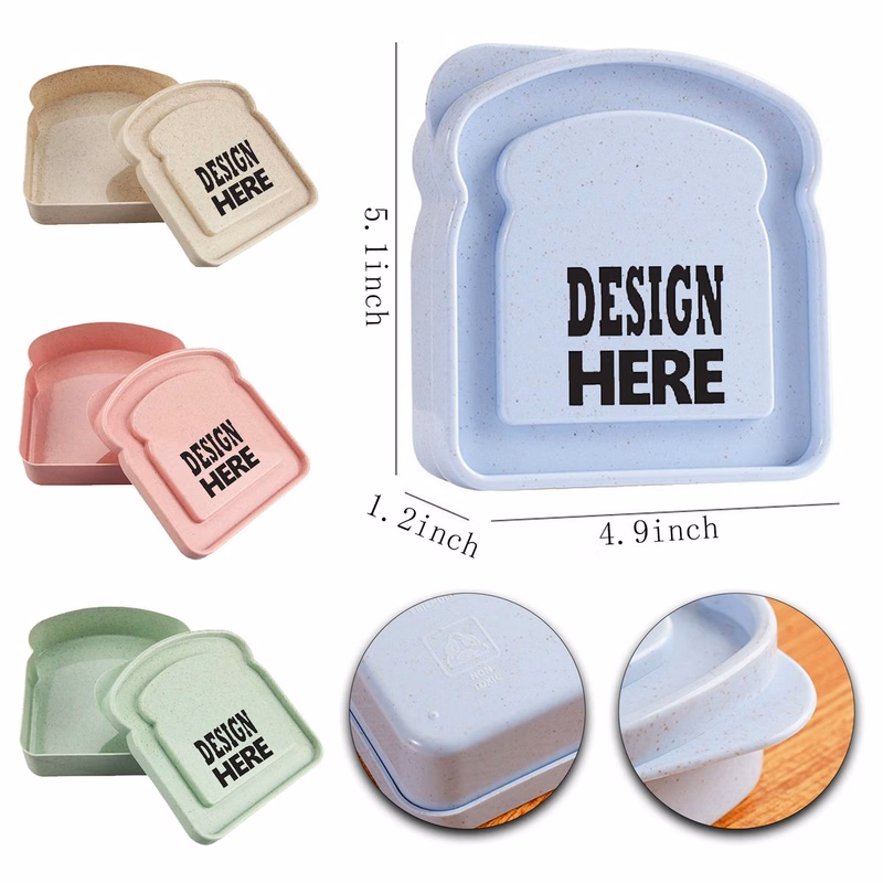 Reusable Sliced lunch Sandwich Bread Box