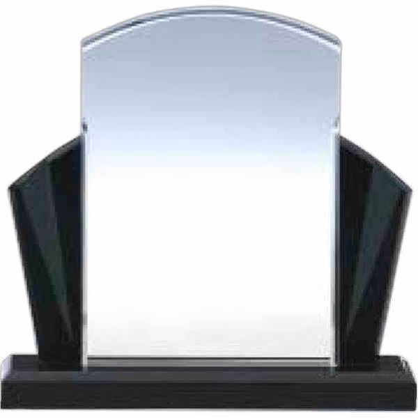 4" x 6" Black Beauty Elite Acrylic Award with Slide-in Stand