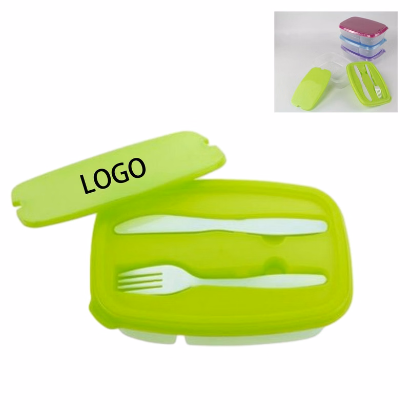 Lunch Boxes with Two Separate Compartments