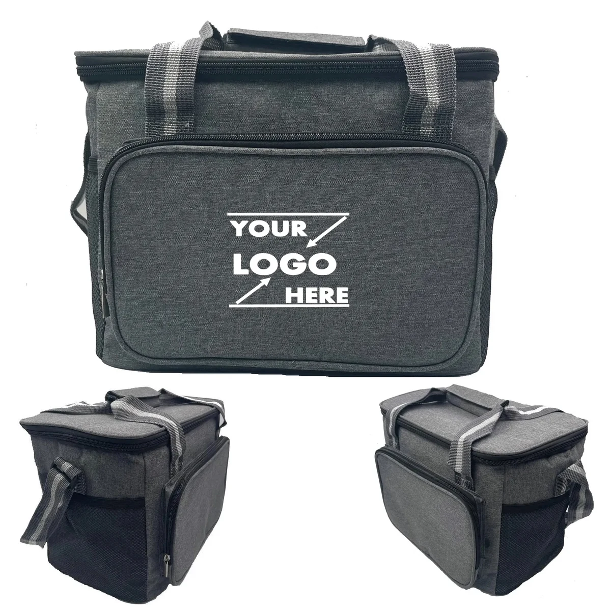 Reusable Insulated Lunch Bag With Shoulder Strap 1
