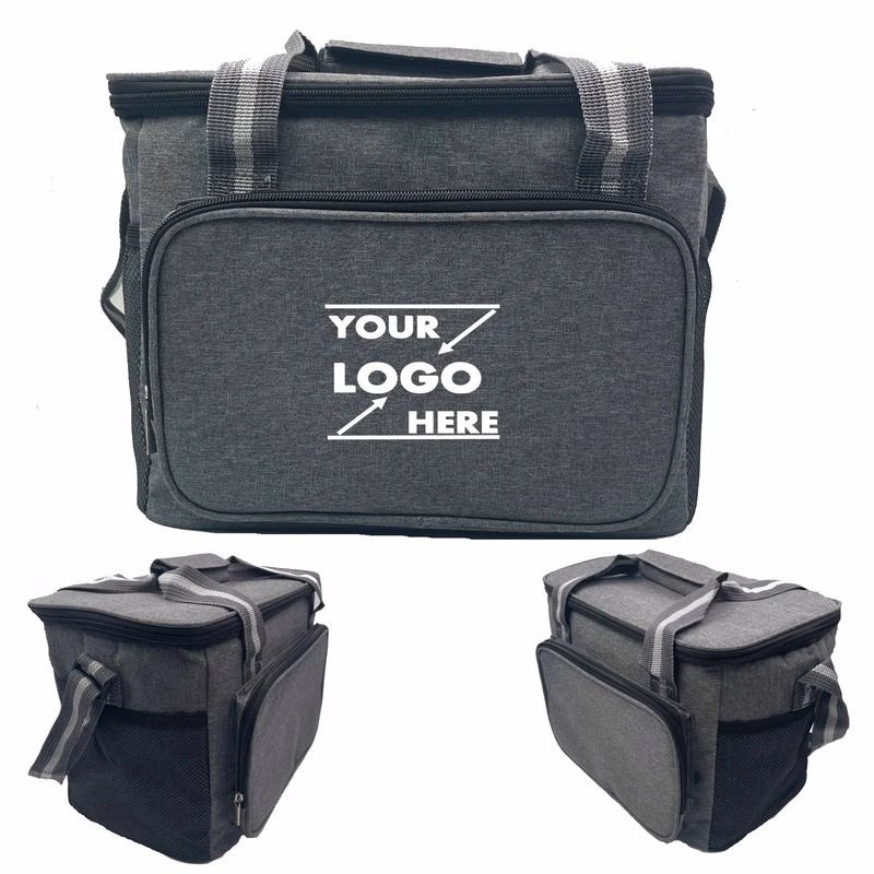 Reusable Insulated Lunch Bag With Shoulder Strap