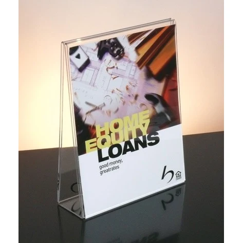 Acrylic Double Sided Frame, Holds 8.5 x 11 Insert 1