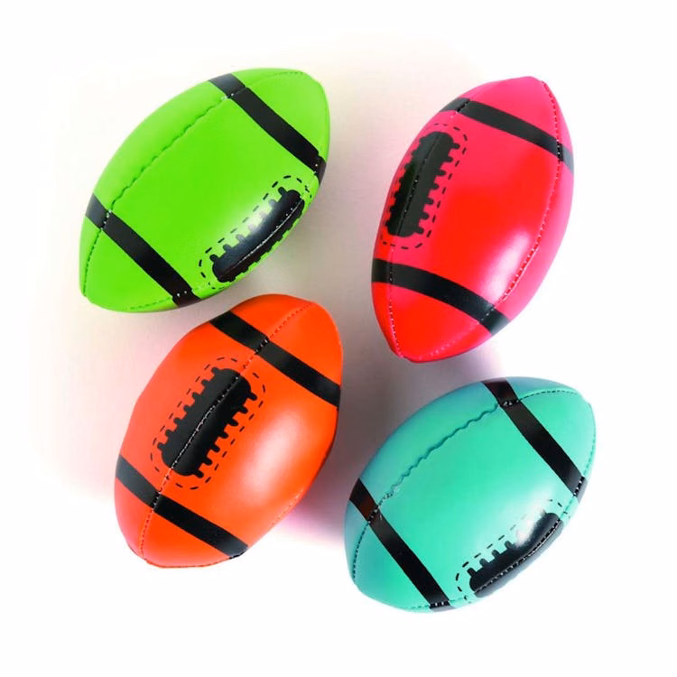 Neon Foam Footballs 4" - Assorted