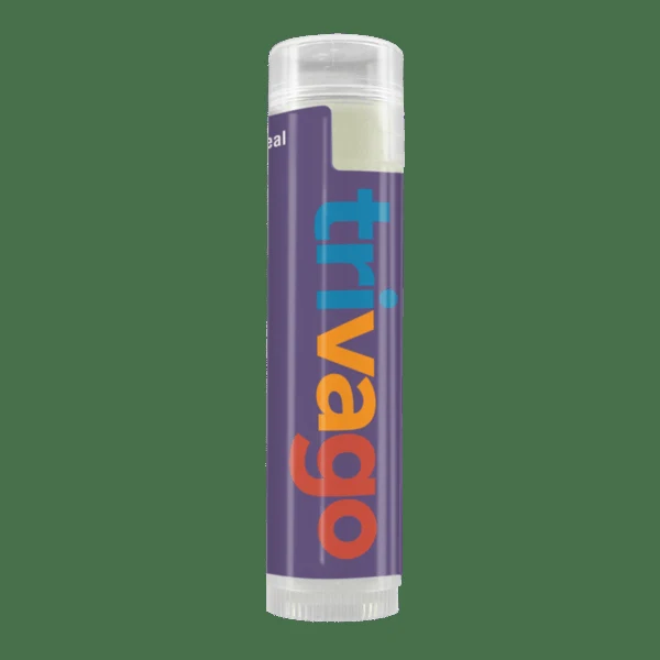 Custom SPF 15 Lip Balm in Clear Tube & White Label 1