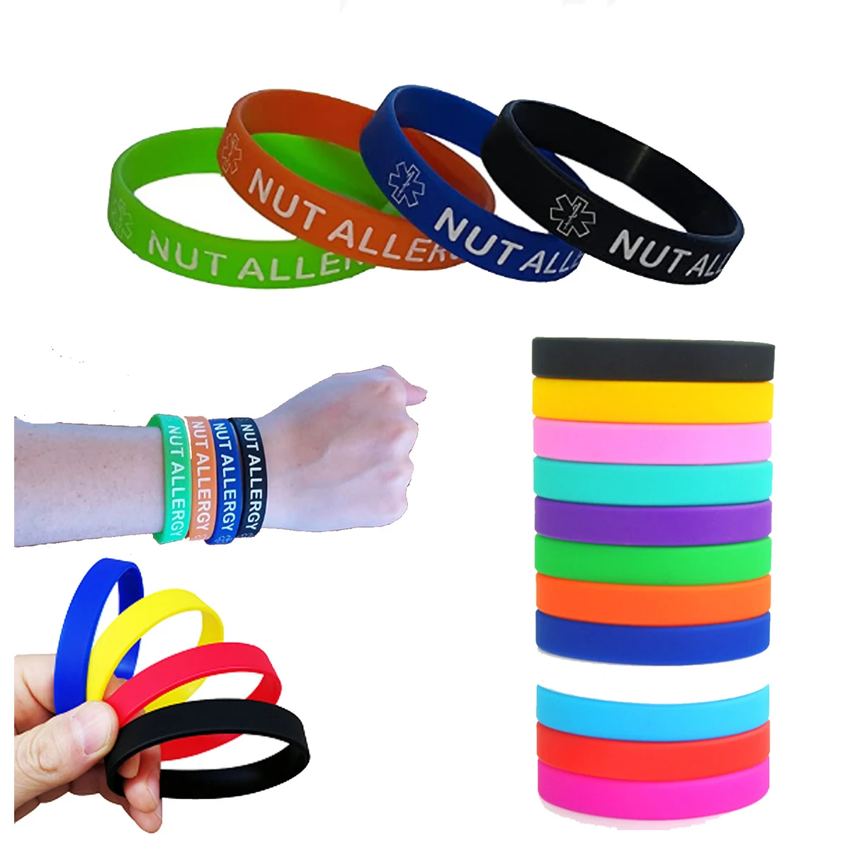 Silicone Sports Bracelet Can Be Customized 1