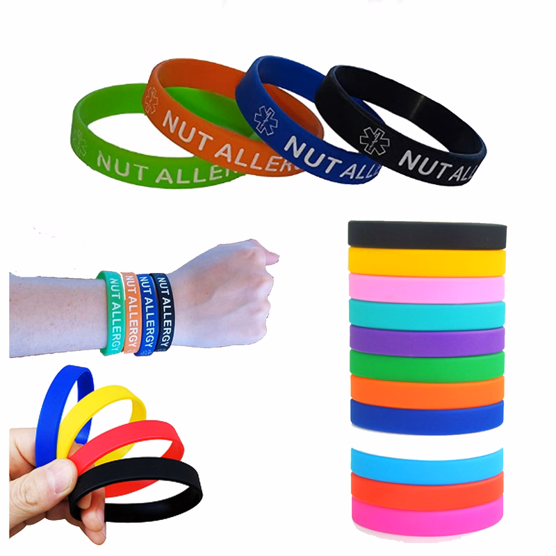 Silicone Sports Bracelet Can Be Customized