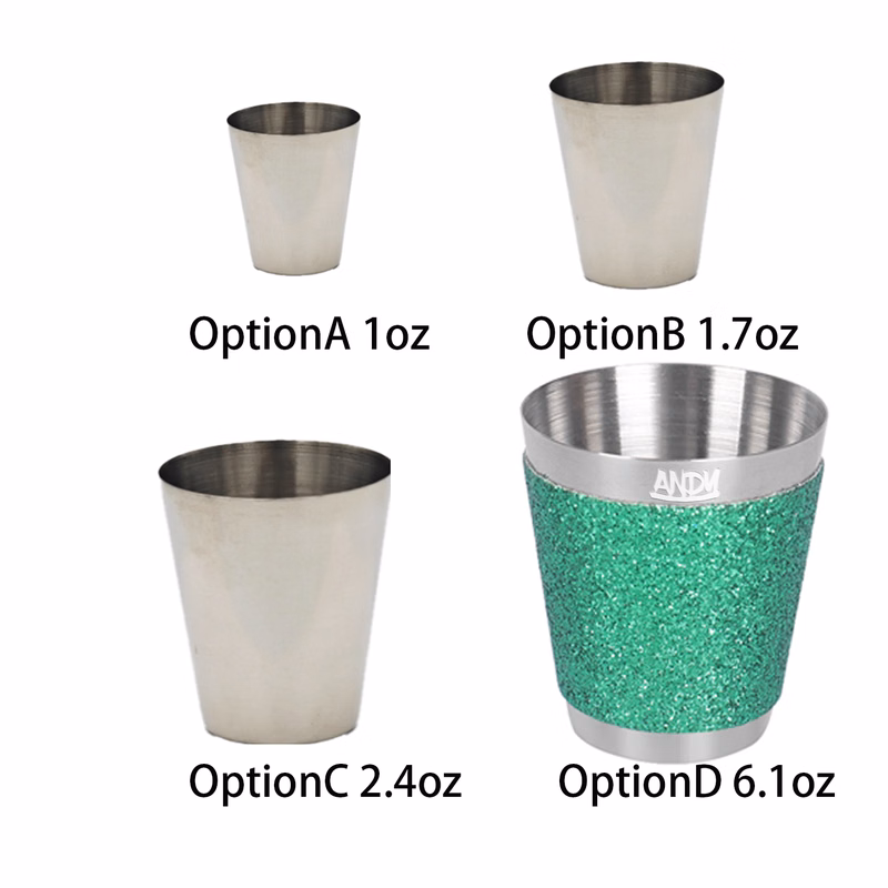 Customizable 304 Stainless Steel Wine Cup