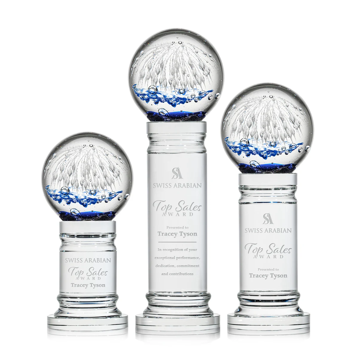 Starburst Award on Colverstone Base - Clear 1
