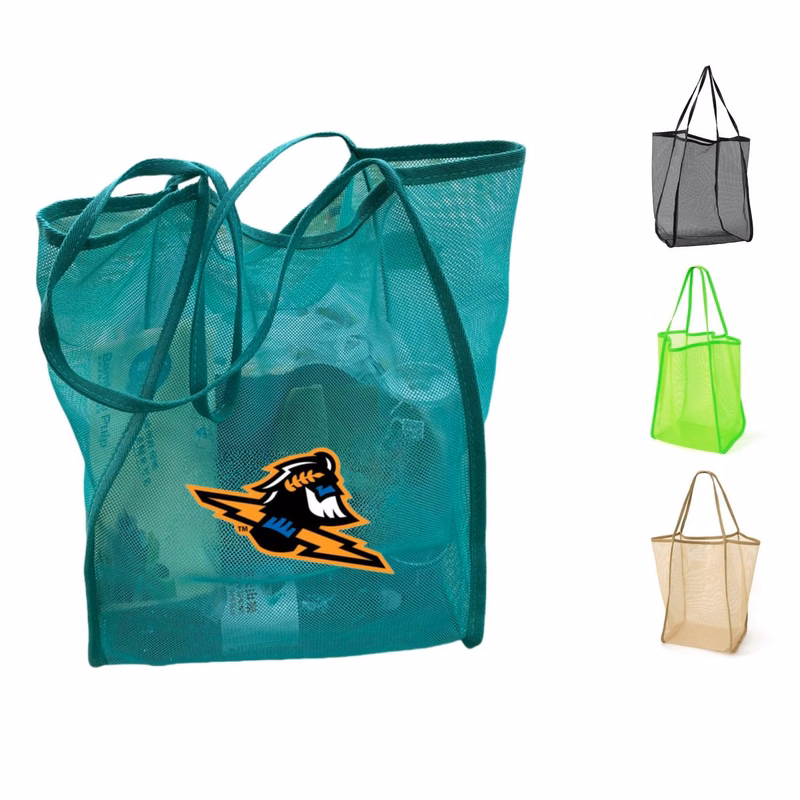 Foldable Mesh Beach Tote Bag
