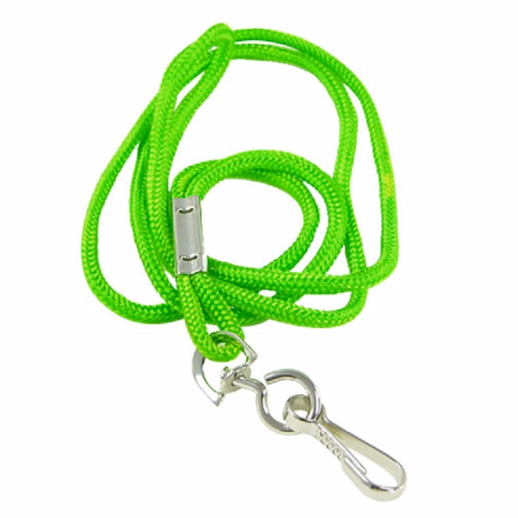 38" Round Nylon Lanyard with Snap Hook