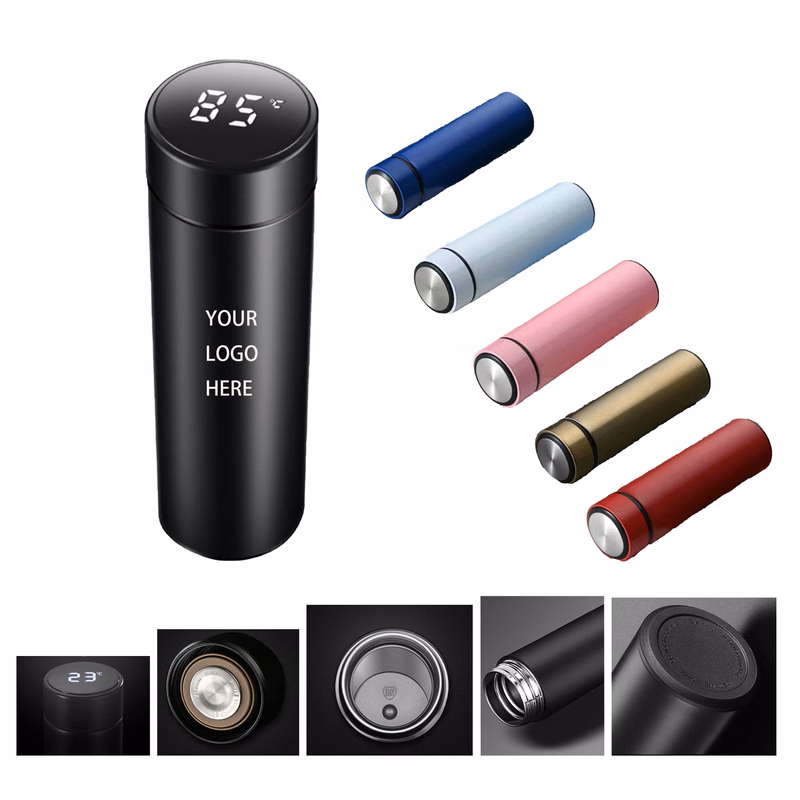 Digital Display Insulated Bottle