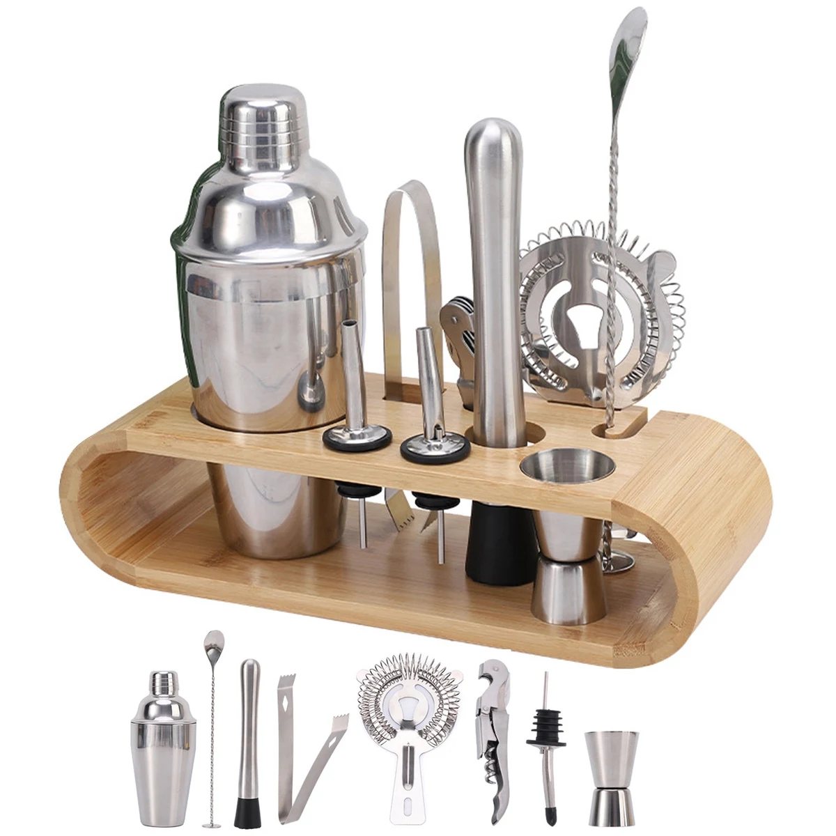 10-Piece Shakers Bartending Tool Set 1