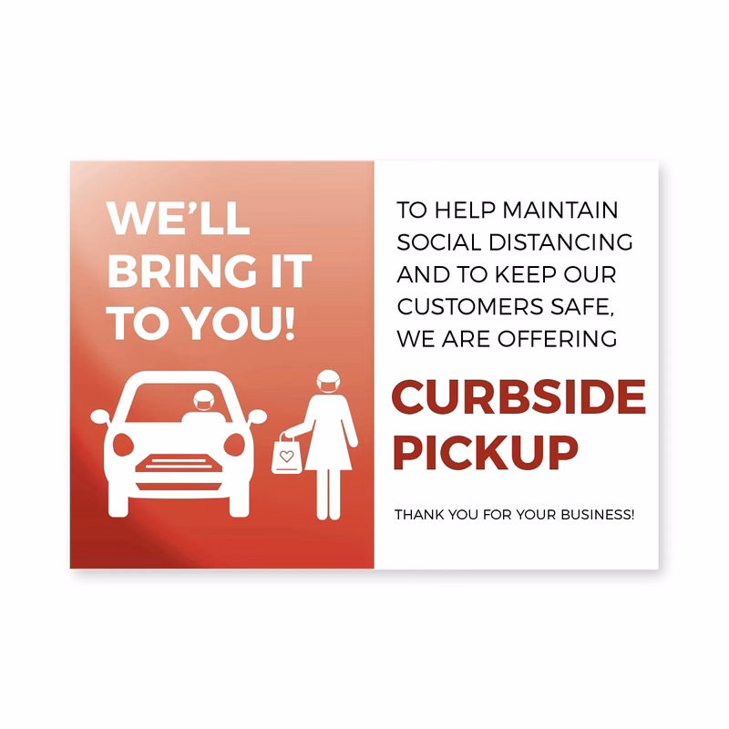 Curbside Pick Up Postcards, CANADA, Multiple colors