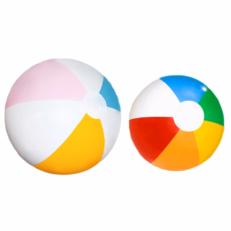 12" Rainbow Inflatable Beach Ball