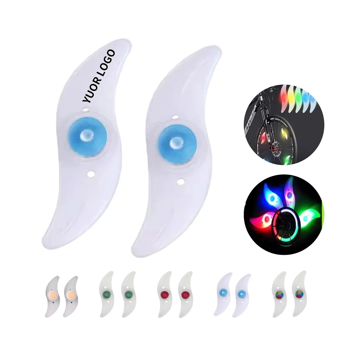 Colorful LED Bike Wheel Lights 1