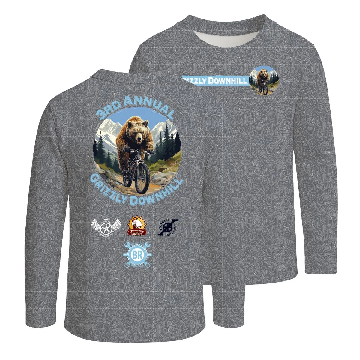 Vapor Apparel Full Sublimation Toddler Lightweight Long Sleeve Shirt 1
