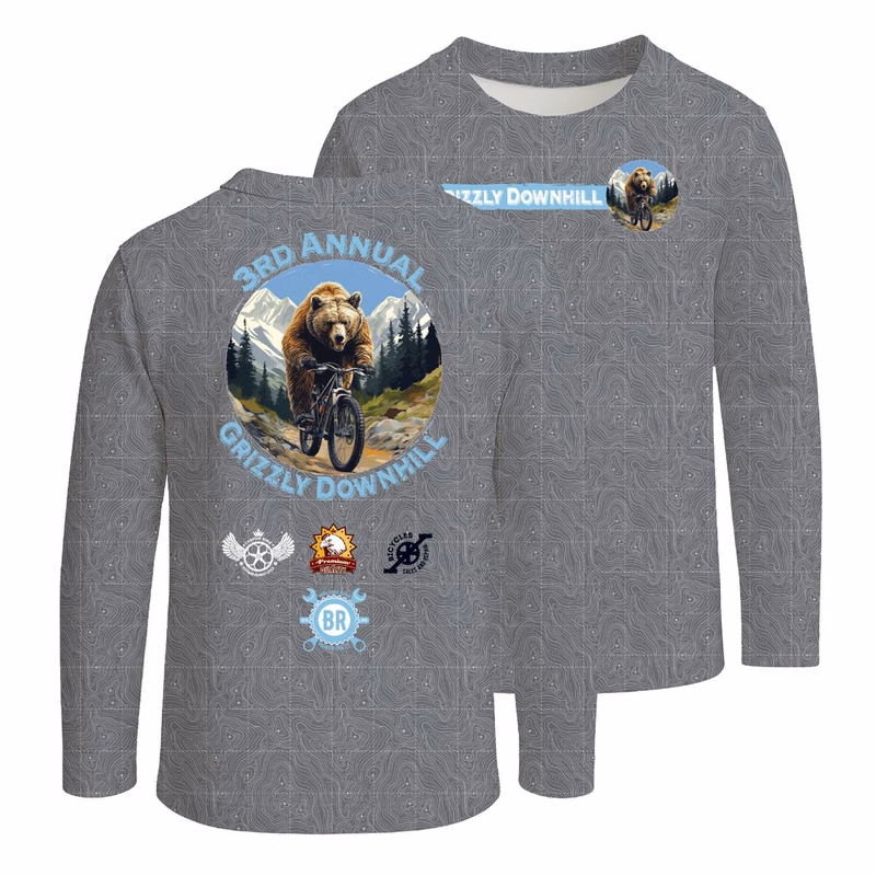 Vapor Apparel Full Sublimation Toddler Lightweight Long Sleeve Shirt