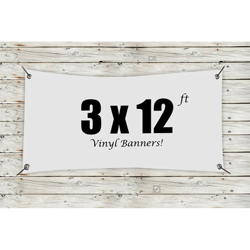Custom 3' x 12' Vinyl Banners 1