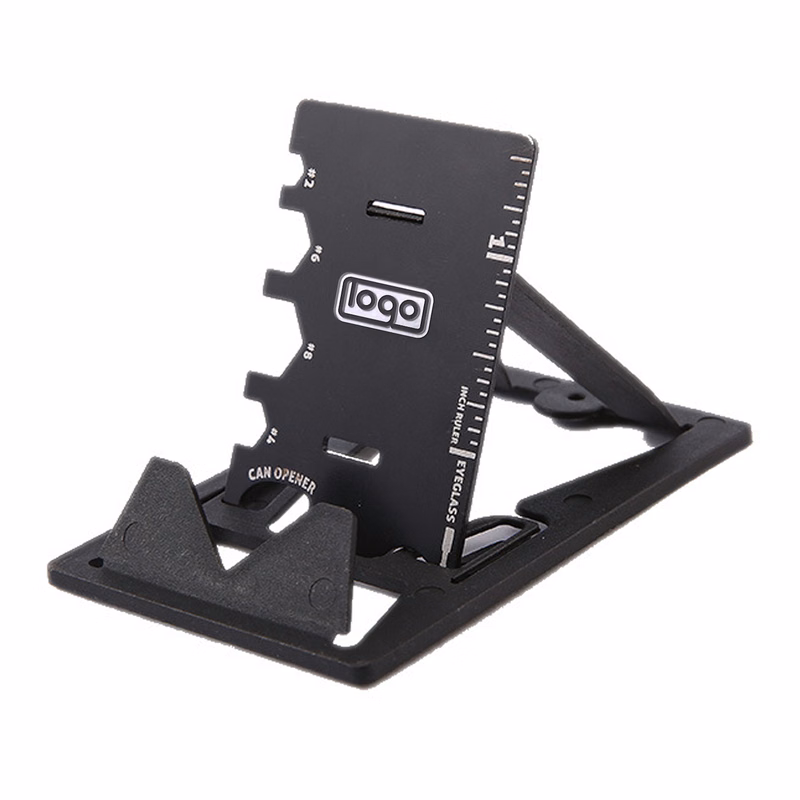 10 in 1 Stainless Steel Multitool Folding Phone Holder Card