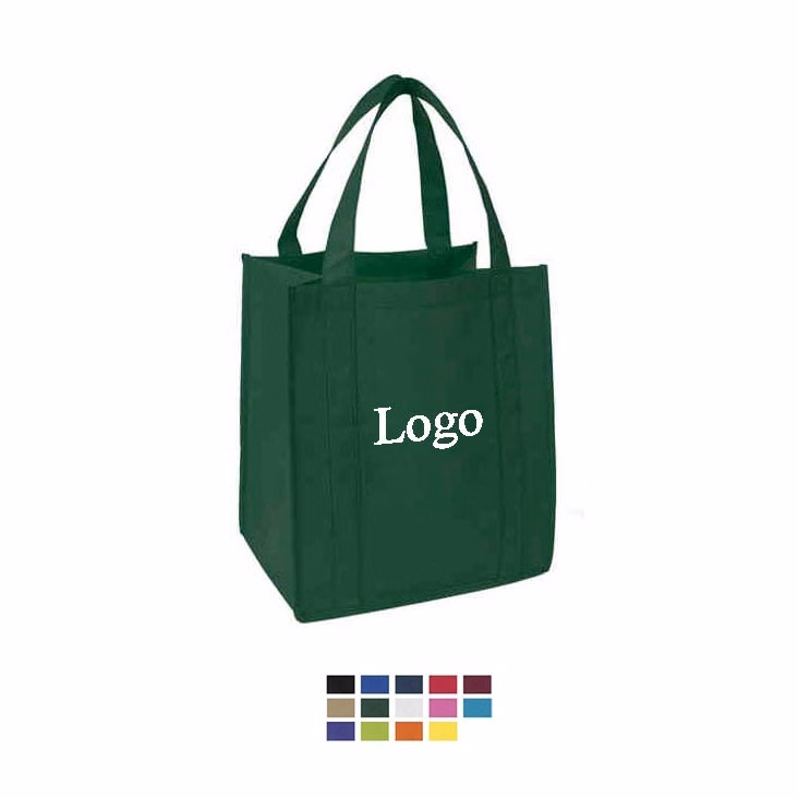 Non-woven tote bag with screen printed