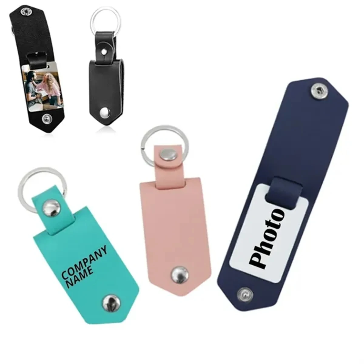 DIY Leather Photo Keychain 1