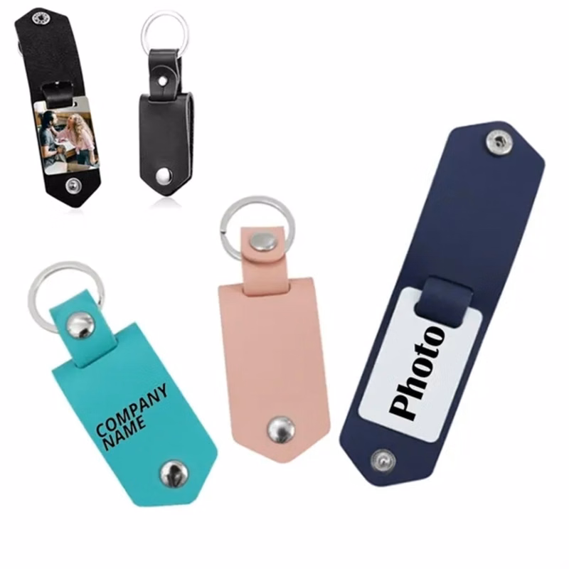 DIY Leather Photo Keychain
