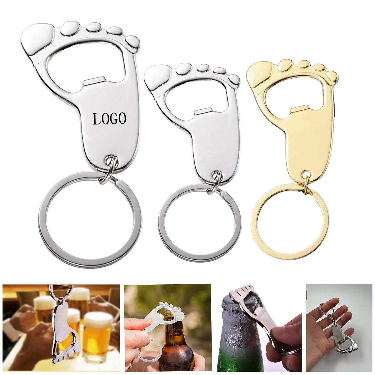 Unique Metal Keychain Bottle Opener 1