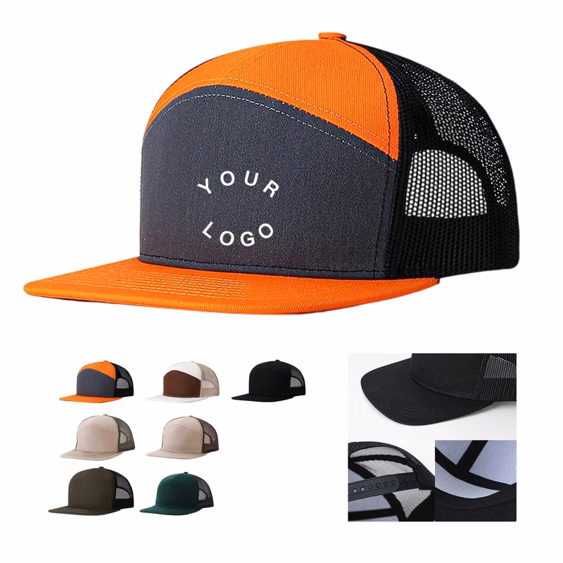 Breathable Mesh Snapback Cap for Outdoor Wear