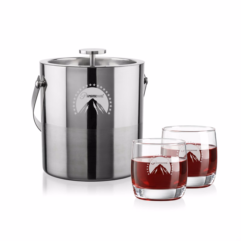 Catania Ice Bucket & Nordic On-the-Rocks Set