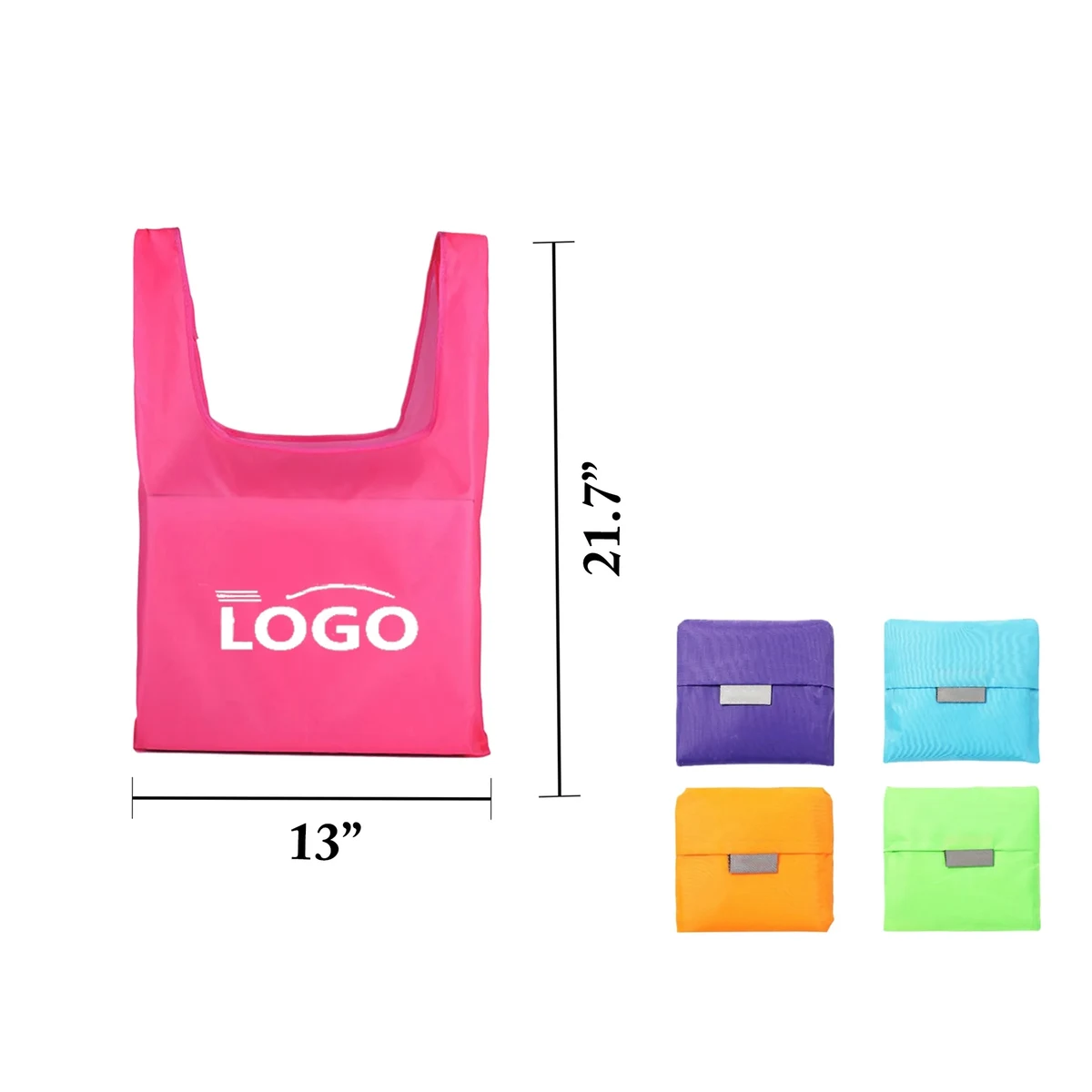 MOQ100 Foldable Oxford Cloth Shopping Tote Bag, custom tote bag with logo imprint 1