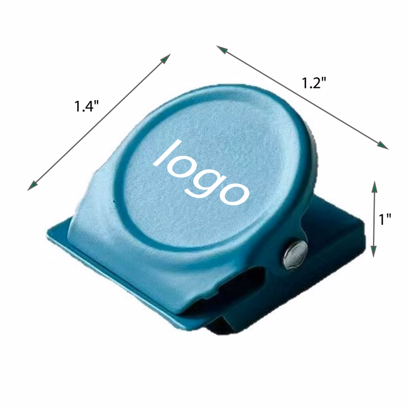 Magnetic clip for office supplies