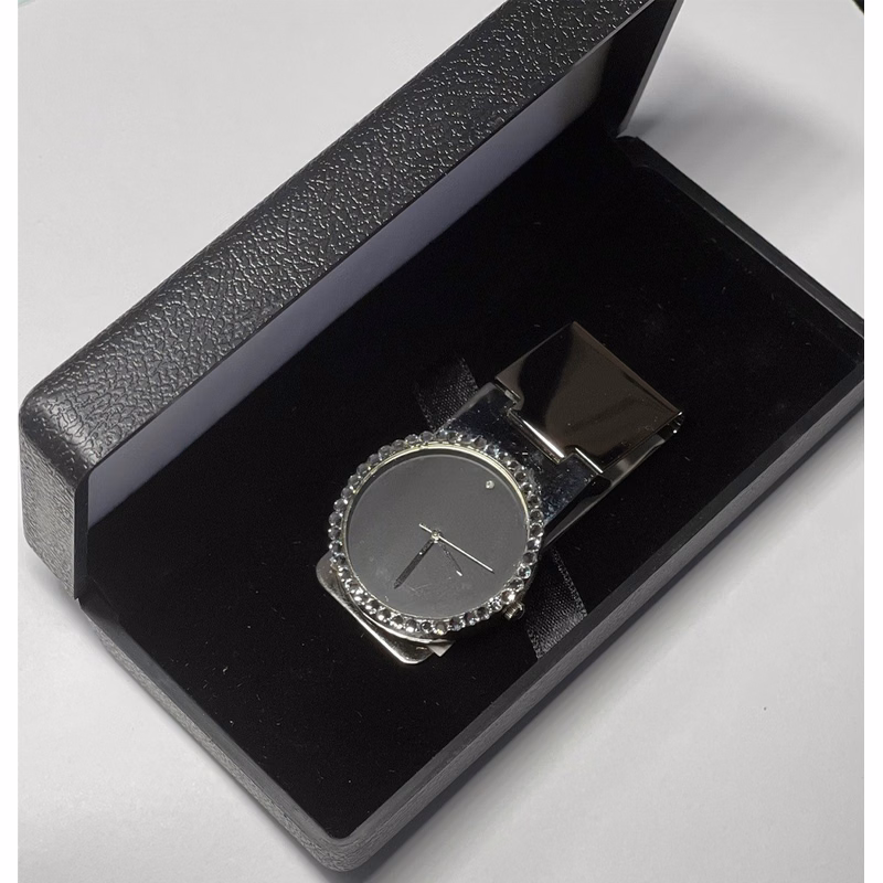 Swarovski Round Watch Money Clip