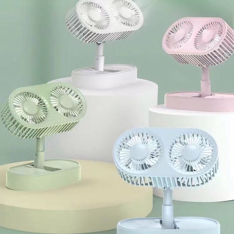 Dual Head Desktop Fan