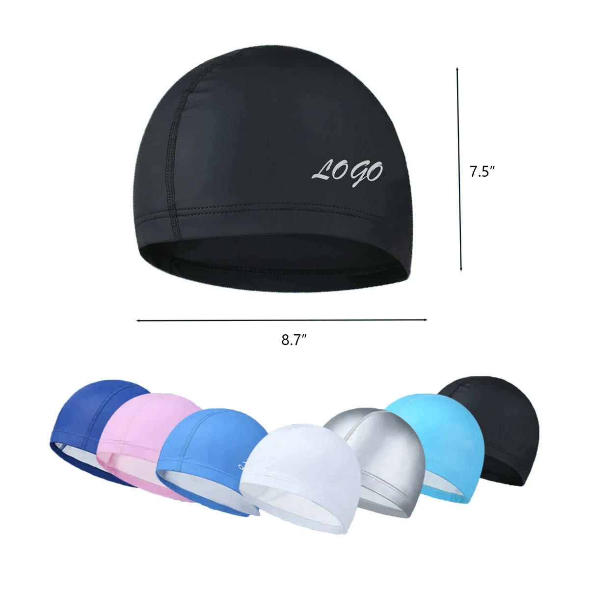 Custom PU Swimming Cap 1