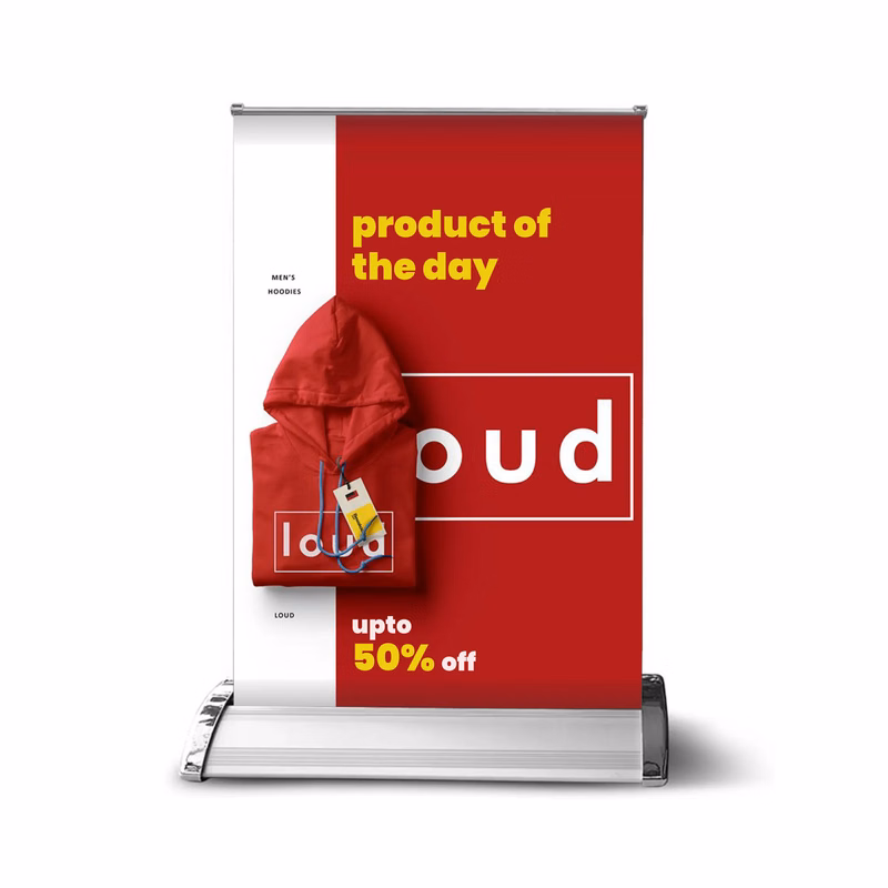 8.27" x 11.69" Table Retractable Banner Kit